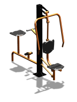 Уличный тренажер "Жим от груди Вело" УТ321 в Сыктывкаре