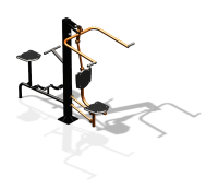 Уличный тренажер "Верхняя тяга Вело" УТ340 в Сыктывкаре