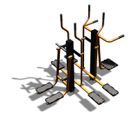 Уличный тренажер "Шпагат Маятник Лыжник двойной" УТ335 в Сыктывкаре