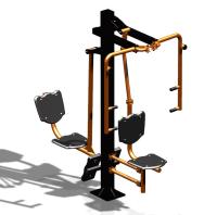 Уличный тренажер "Баттерфляй Жим ног" УТ347 в Сыктывкаре