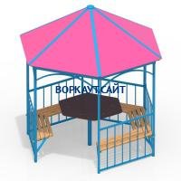 Беседка со столом и лавками МАФ 4121 в Сыктывкаре