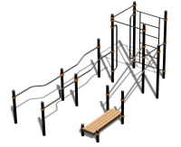 Спортивный комплекс воркаут ВС-194 в Сыктывкаре