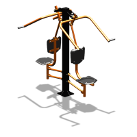 Уличный тренажер  "Верхняя тяга двойная"  УТ207 в Сыктывкаре