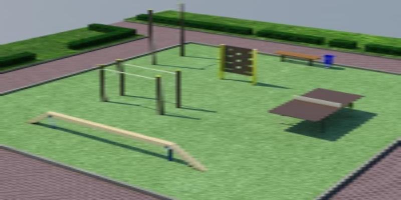 Проект спортплощадки мини спорт  в Сыктывкаре