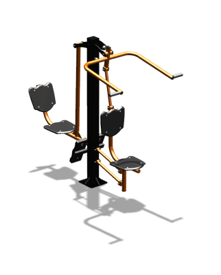 Уличный тренажер "Верхняя тяга Жим ногами" УТ322 в Сыктывкаре