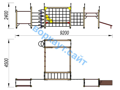 Детский спортивный комплекс ДСК 3102 в Сыктывкаре