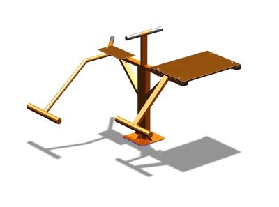 Уличный тренажер "Пресс Гиперэкстензия" УТ327 в Сыктывкаре