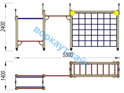 Детский спортивный комплекс Атлет ДСК 3106 в Сыктывкаре