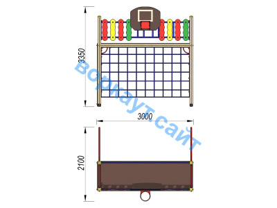 Детский спортивный комплекс ДСК 3101 в Сыктывкаре