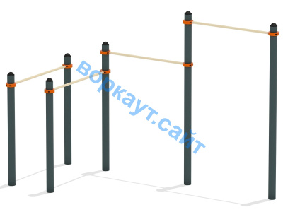 Турник двойной с брусьями ВС-17 в Сыктывкаре