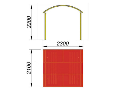 Навес судейский МАФ 4004 в Сыктывкаре