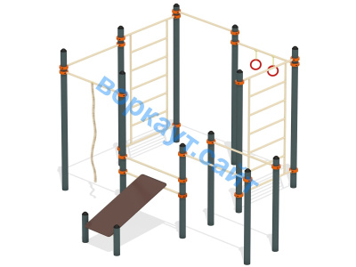 Спортивный комплекс воркаут ВС-47 в Сыктывкаре
