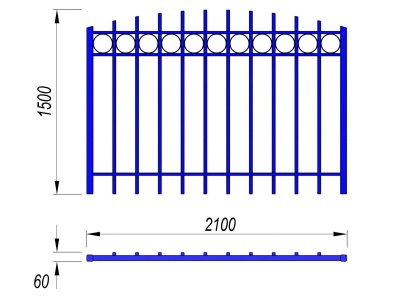 Ограждение спортивной площадки МАФ 5005 в Сыктывкаре