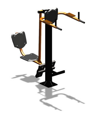 Уличный тренажер "Жим ногами Брусья Пресс" УТ329 в Сыктывкаре