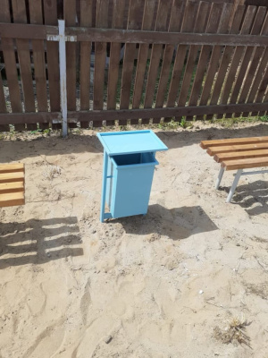 Урна с крышкой МАФ 1631 в Сыктывкаре