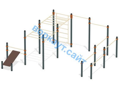 Спортивный комплекс воркаут ВС-50 в Сыктывкаре