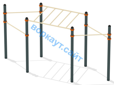 Турник разноуровневый с рукоходом ВС-26 в Сыктывкаре