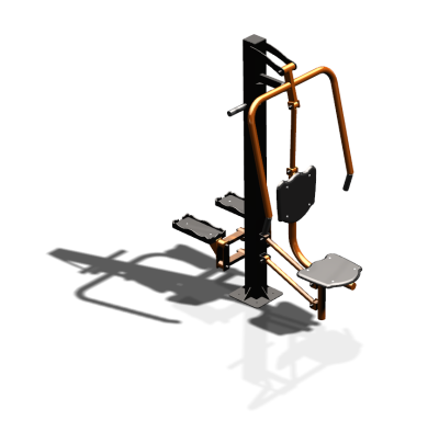 Уличный тренажер "Жим от груди Степпер" УТ342 в Сыктывкаре