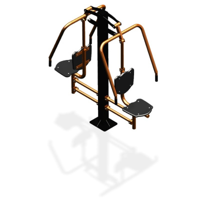 Уличный тренажер  "Жим от груди двойной" УТ204 в Сыктывкаре