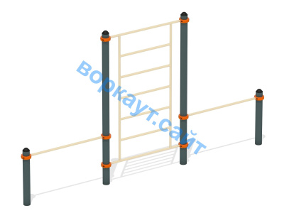 Шведская стенка с перекладинами ВС-13 в Сыктывкаре