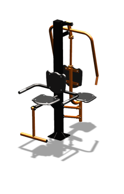 Уличный тренажер "Жим от груди Флекс" УТ324 в Сыктывкаре