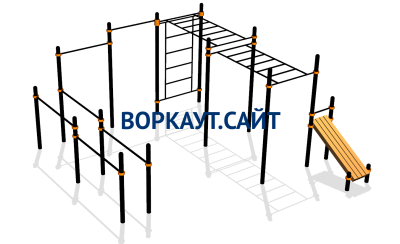Спортивный комплекс воркаут ВС-109 в Сыктывкаре
