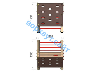 Детский спортивный комплекс ДСК 3202 в Сыктывкаре