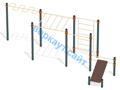 Спортивный комплекс воркаут ВС-45 в Сыктывкаре