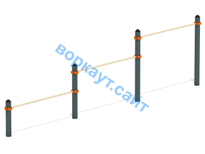 Каскад турников тройной ВС-6 в Сыктывкаре