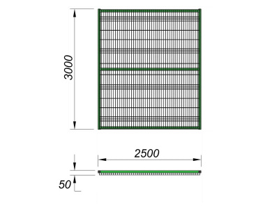 Ограждение спортивной площадки 2500х3000 МАФ 5103 в Сыктывкаре