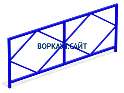 Ограждение площадки МАФ 5001 в Сыктывкаре