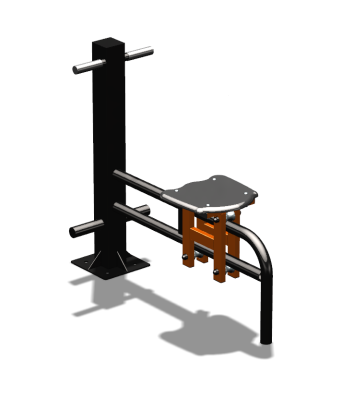Уличный тренажер "Каталка одинарная" УТ 123 в Сыктывкаре