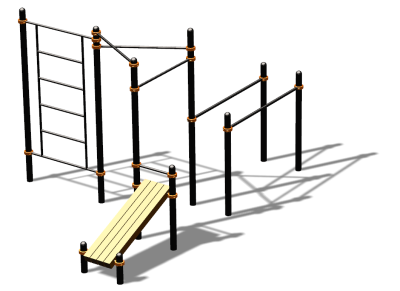 Спортивный комплекс воркаут ВС-140 в Сыктывкаре