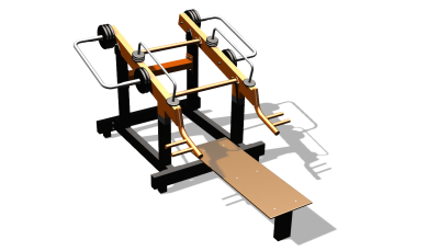 Силовой уличный тренажер  "Жим от груди"  УТ422 в Сыктывкаре