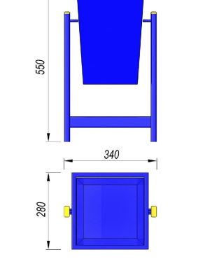 Урна МАФ 1630 в Сыктывкаре