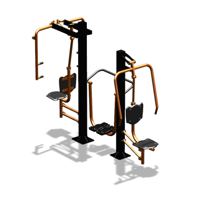 Уличный тренажер "Жим от себя Шагомер Баттерфляй" УТ303 в Сыктывкаре