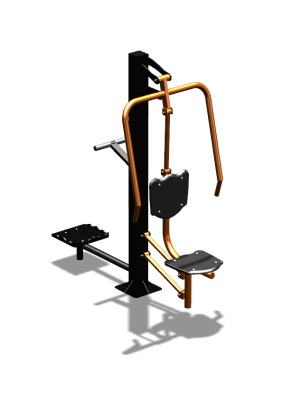 Уличный тренажер "Жим от груди Твистер" УТ328 в Сыктывкаре