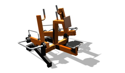 Силовой уличный тренажер  "Рычажная тяга"  УТ419 (тренажер находится на оптимизации у производства  и внешне может отличится от заявленной картинки в Сыктывкаре