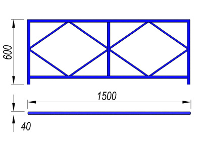 Ограждение площадки МАФ 5001 в Сыктывкаре