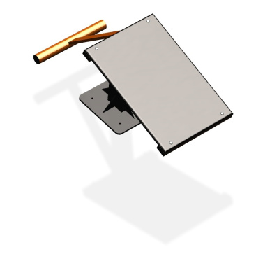 Уличный тренажер "Скамья для пресса" УТ 121 в Сыктывкаре