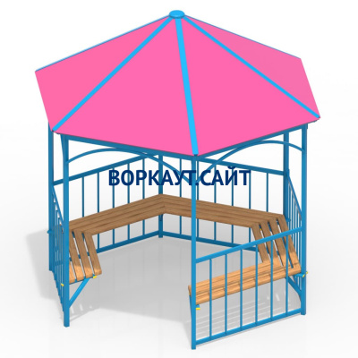 Беседка с лавками МАФ 4120 в Сыктывкаре