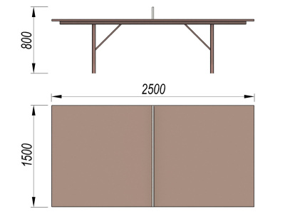 Теннисный стол МАФ 3517 в Сыктывкаре