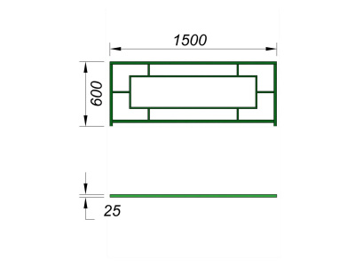 Ограждение площадки МАФ 5000 в Сыктывкаре
