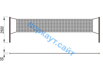 Волейбольные стойки СИО 3515 в Сыктывкаре