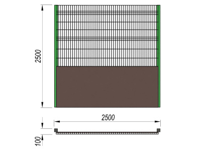 Ограждение хоккейной коробки МАФ 5202 в Сыктывкаре