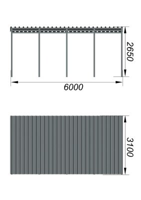 Теневой навес трибун МАФ 4130 в Сыктывкаре