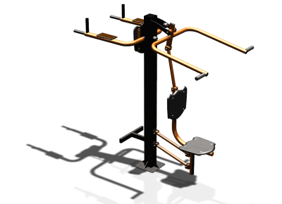 Уличный тренажер "Верхняя тяга Брусья Пресс" УТ339 в Сыктывкаре