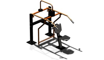 Силовой уличный тренажер  "Жим вверх сидя"  УТ403 в Сыктывкаре